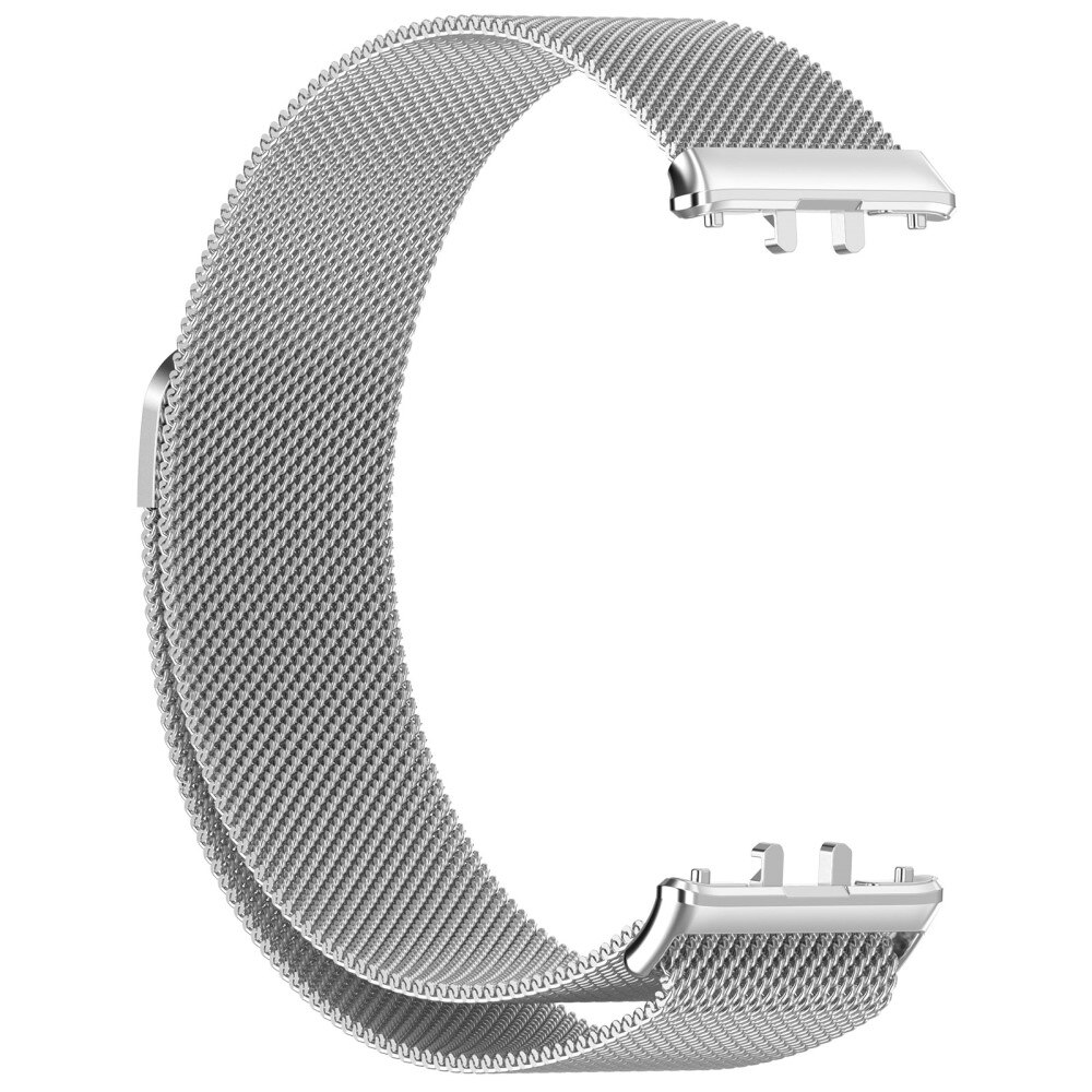 Pulsera milanesa para Samsung Galaxy Fit 3, Plata