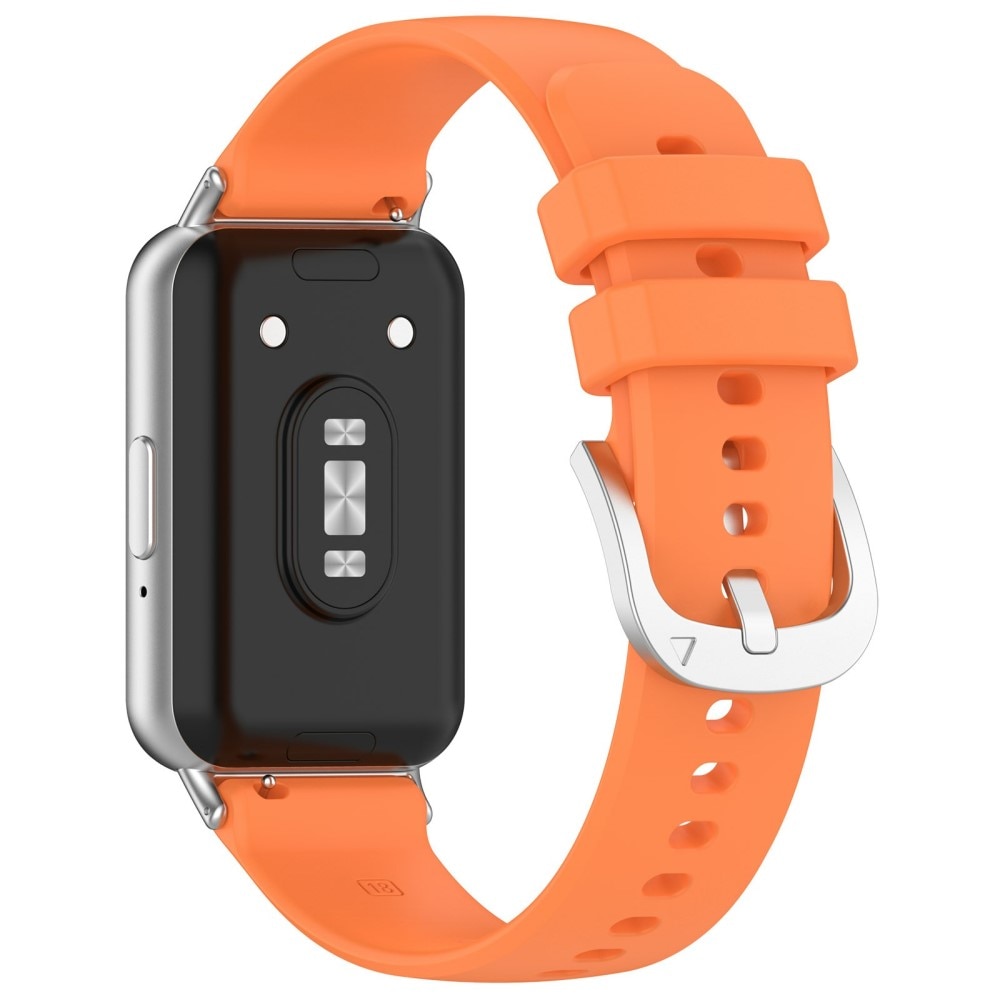 Correa de silicona para Samsung Galaxy Fit 3, naranja