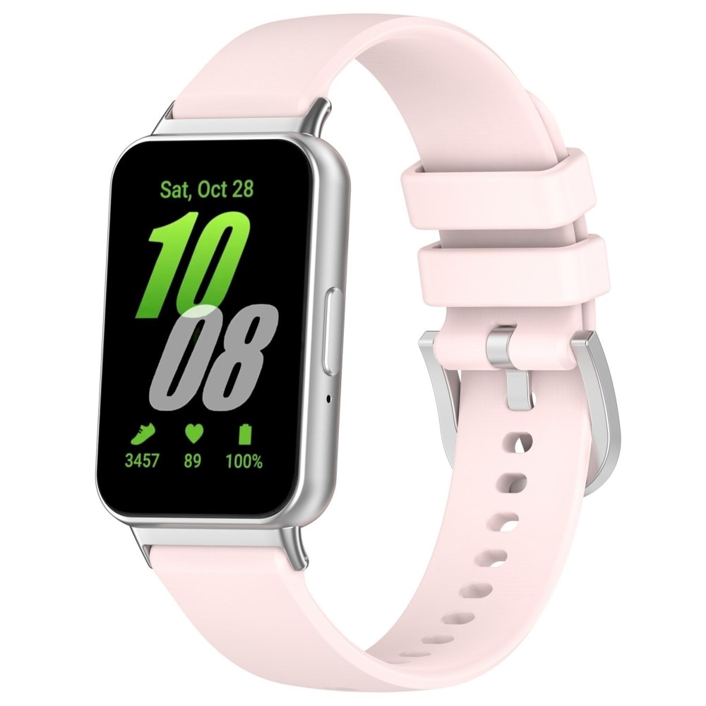 Correa de silicona para Samsung Galaxy Fit 3, Rosa