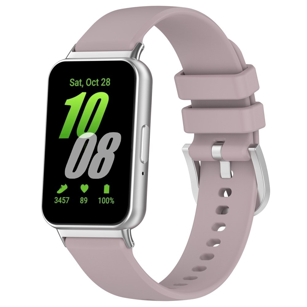 Correa de silicona para Samsung Galaxy Fit 3, Púrpura