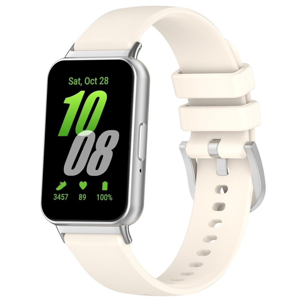 Correa de silicona para Samsung Galaxy Fit 3, Beige