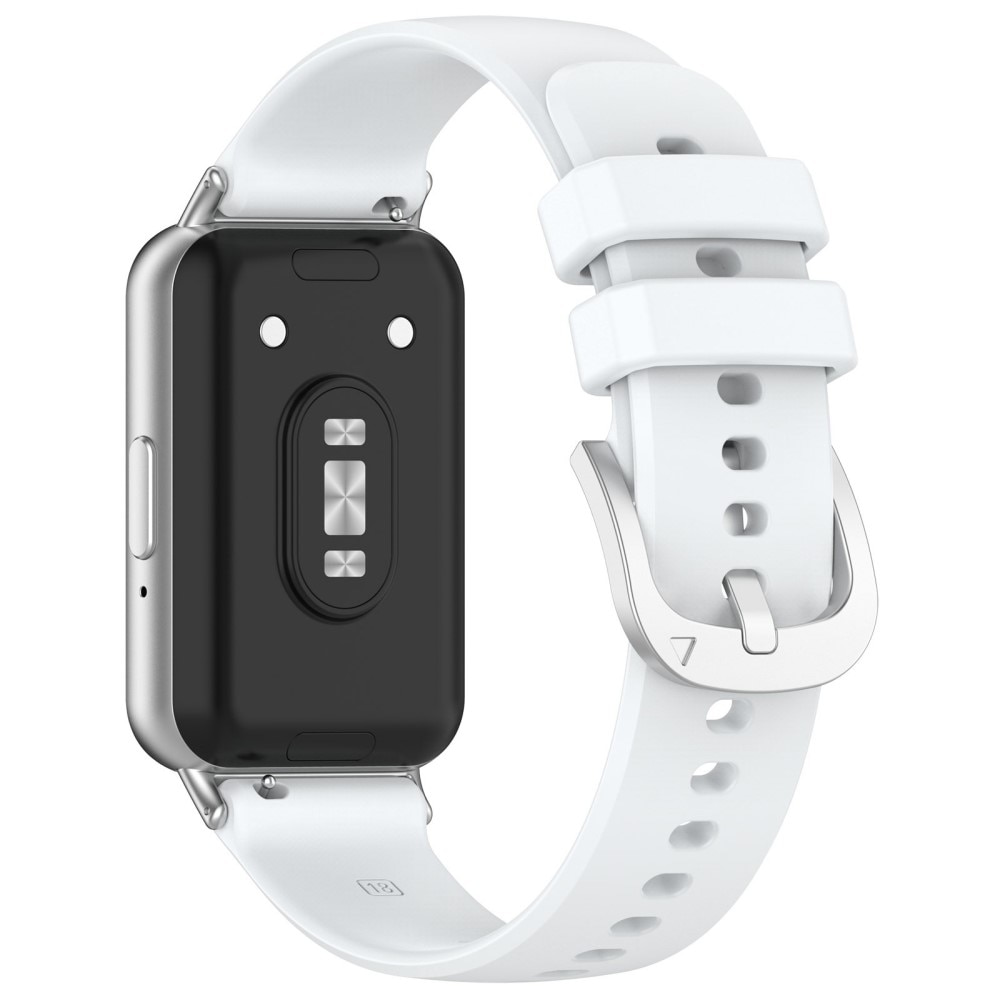 Correa de silicona para Samsung Galaxy Fit 3, blanco