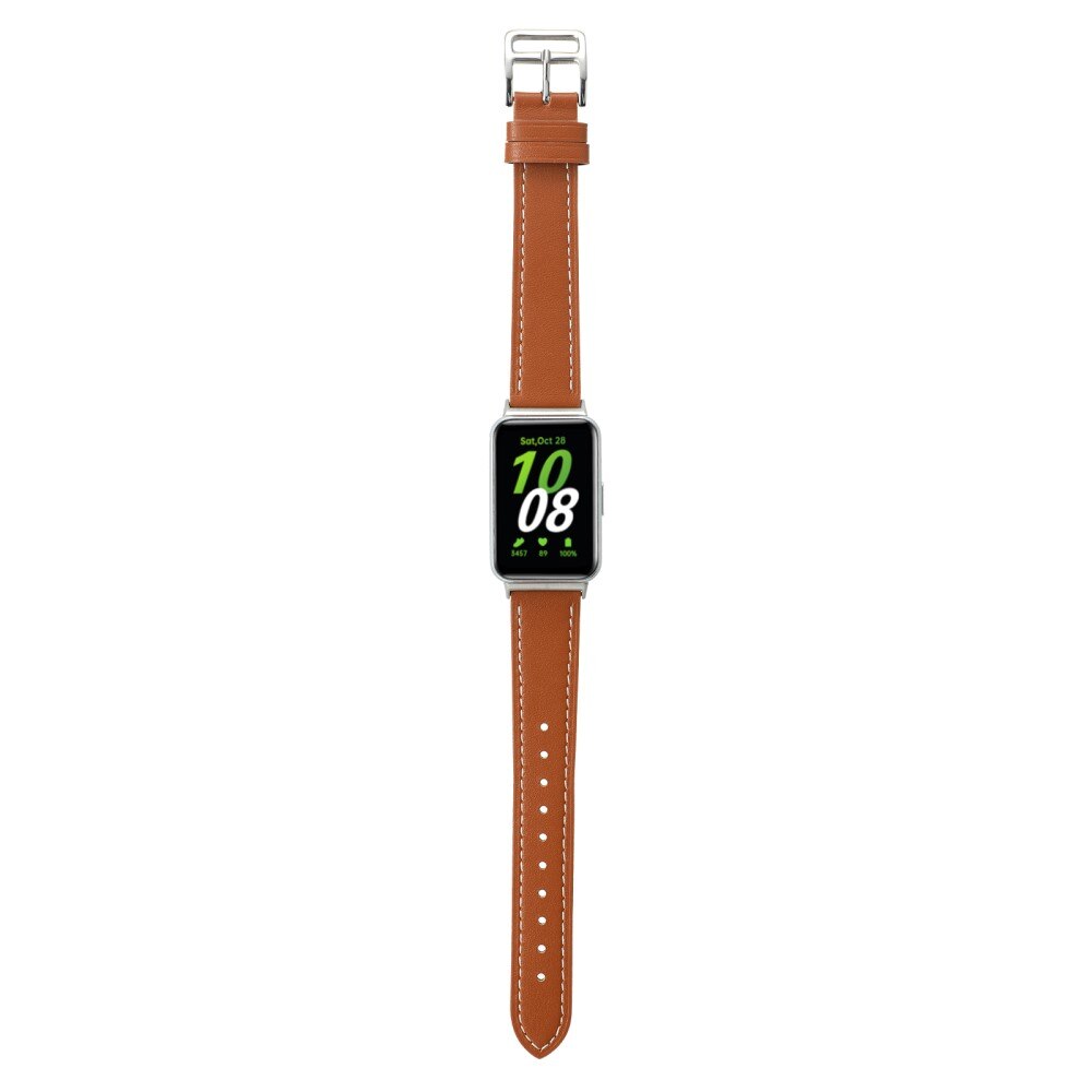 Correa de Piel Samsung Galaxy Fit 3 Marrón