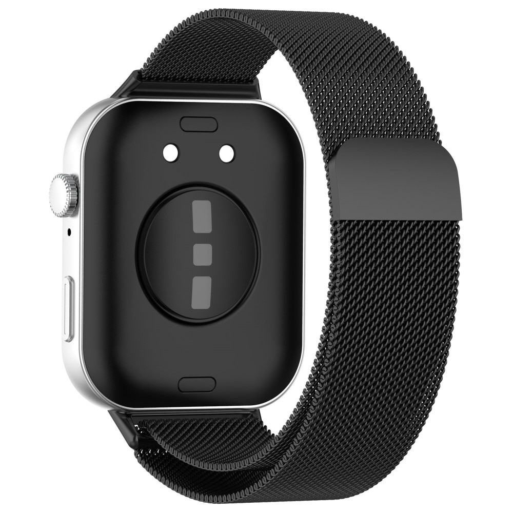 Pulsera milanesa para Huawei Watch Fit 3, Negro