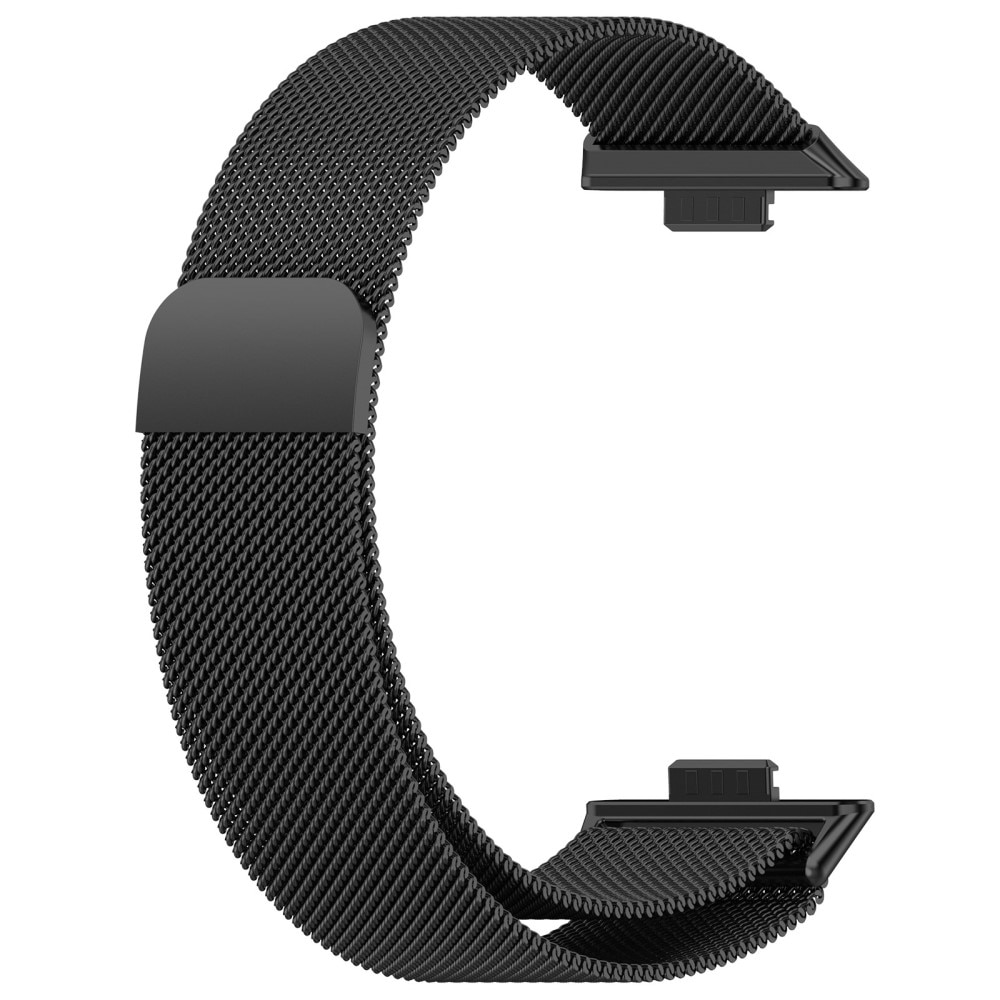 Pulsera milanesa para Huawei Watch Fit 3, Negro