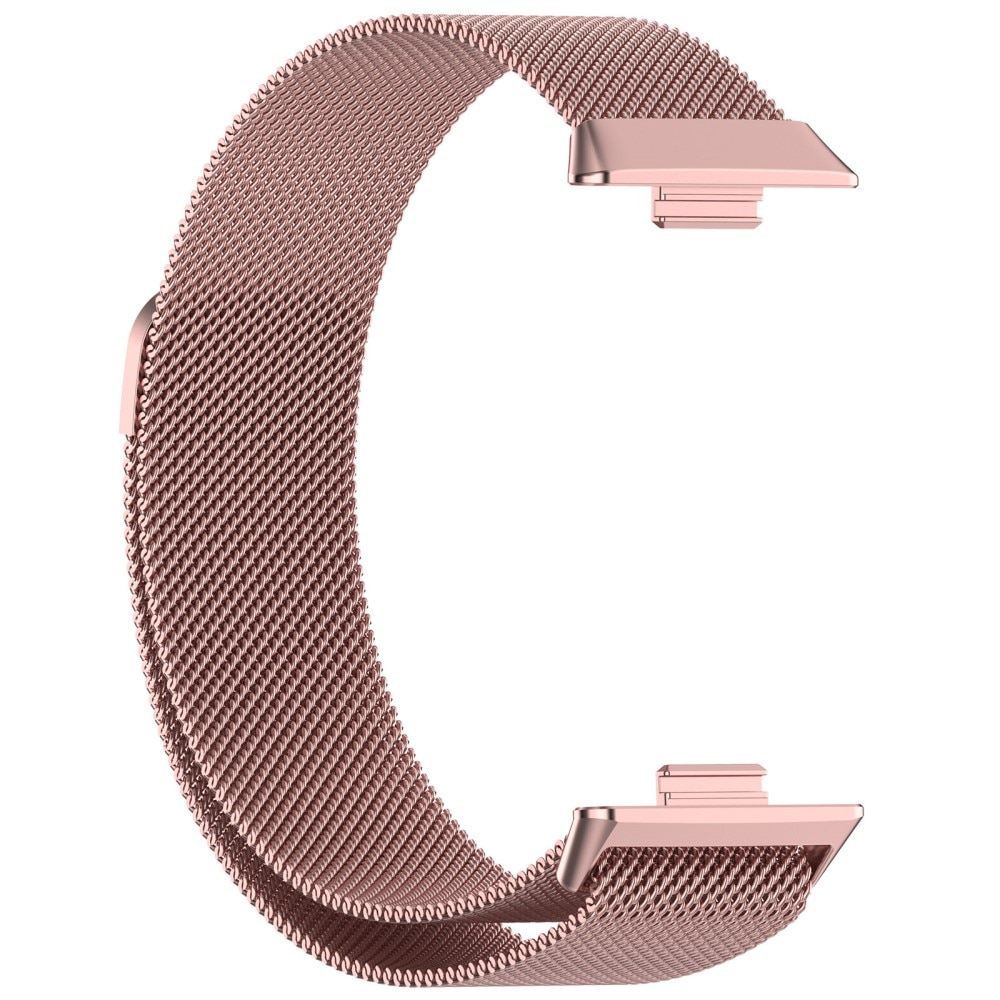 Pulsera milanesa para Huawei Watch Fit 3, Rosa dorado