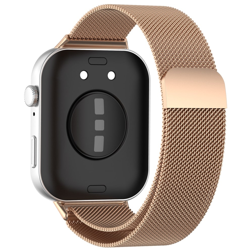 Pulsera milanesa para Huawei Watch Fit 3, Oro rosa