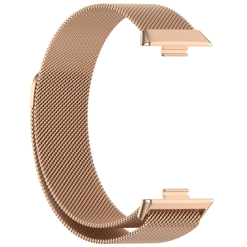 Pulsera milanesa para Huawei Watch Fit 3, Oro rosa