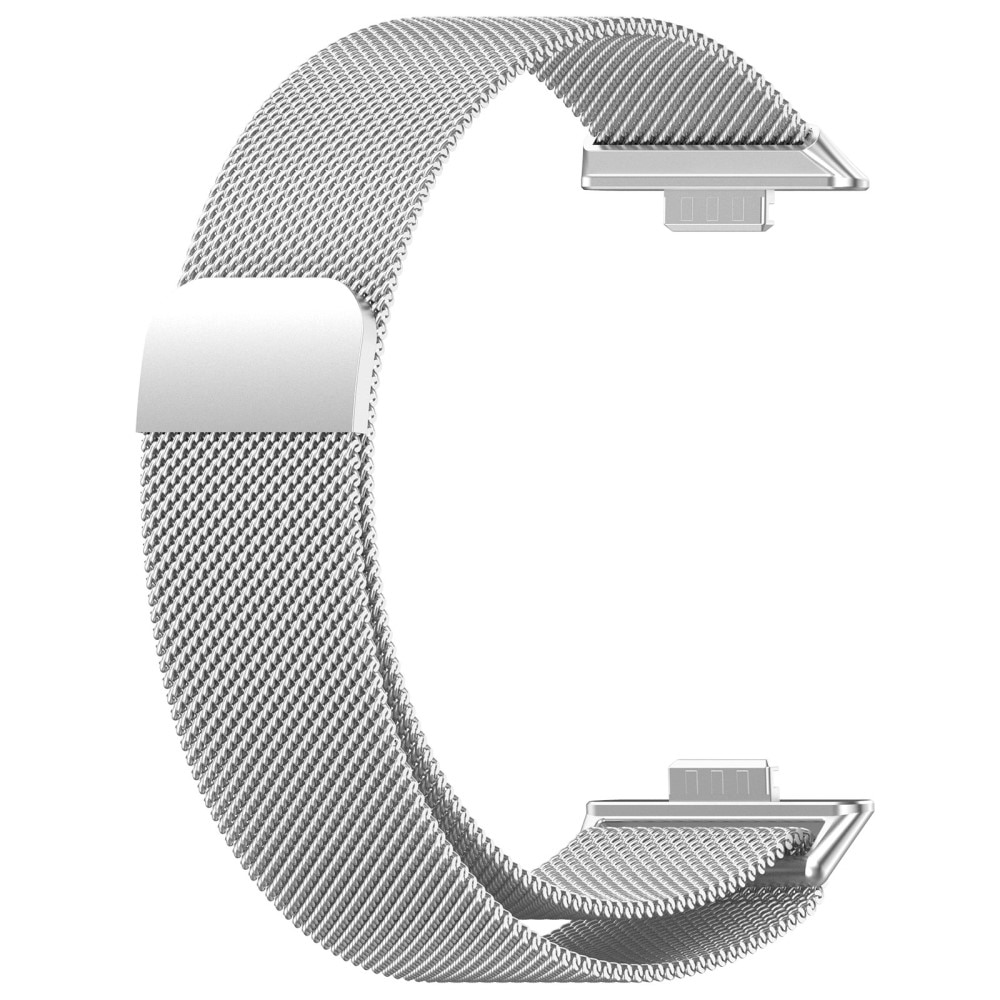 Pulsera milanesa para Huawei Watch Fit 3, Plata