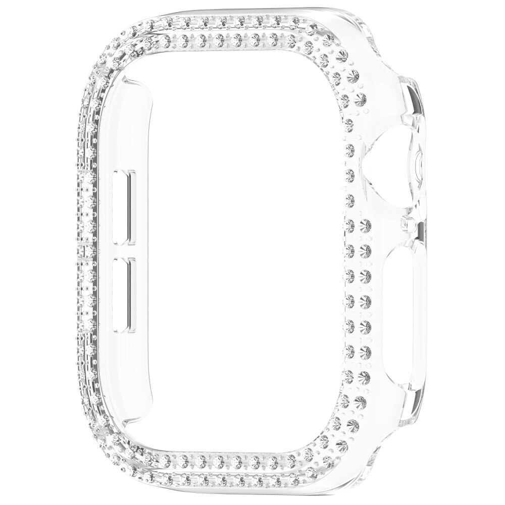 Funda Rhinestone Apple Watch Series 10 42mm transparente