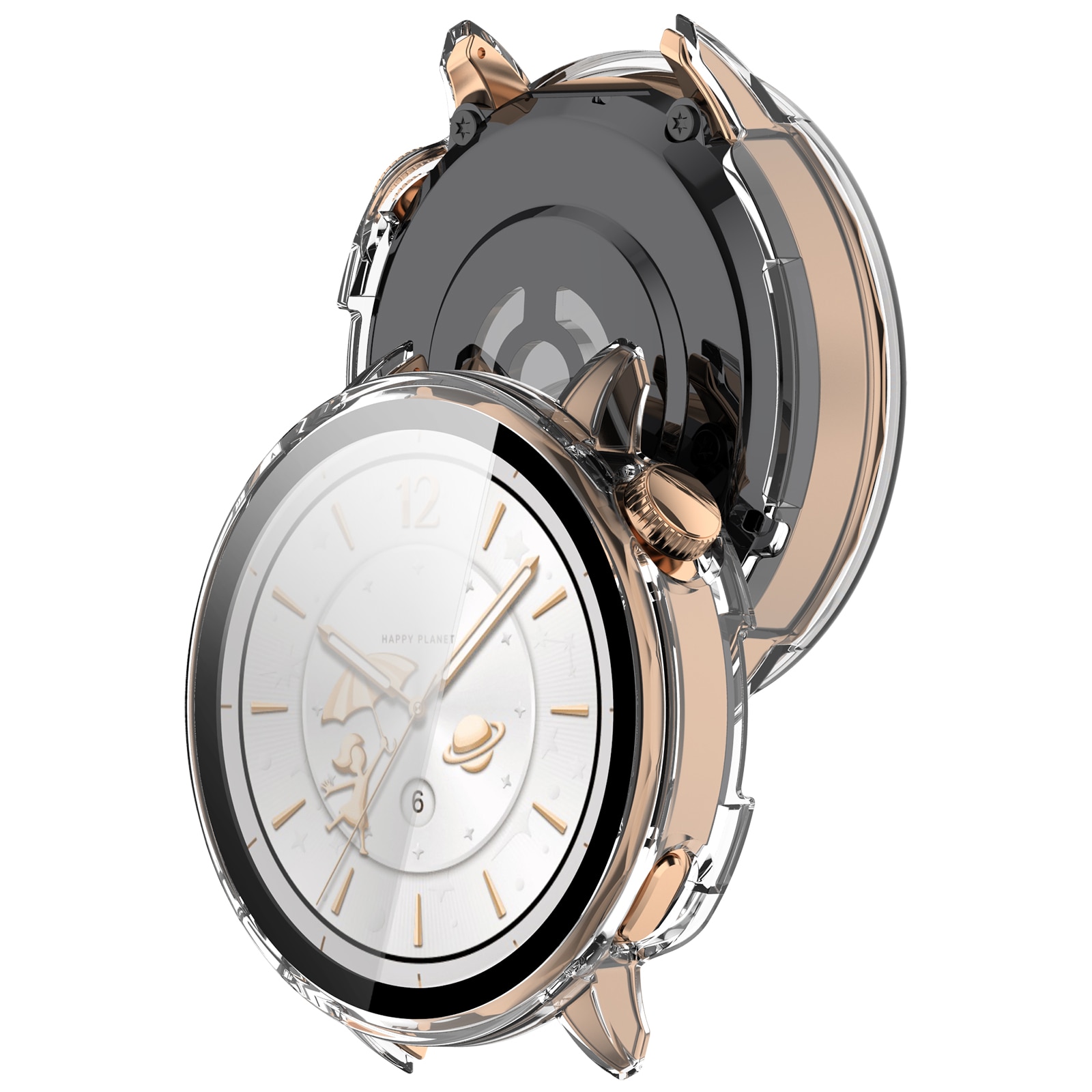 Full Cover Case  OnePlus Watch 3 43mm Transparente