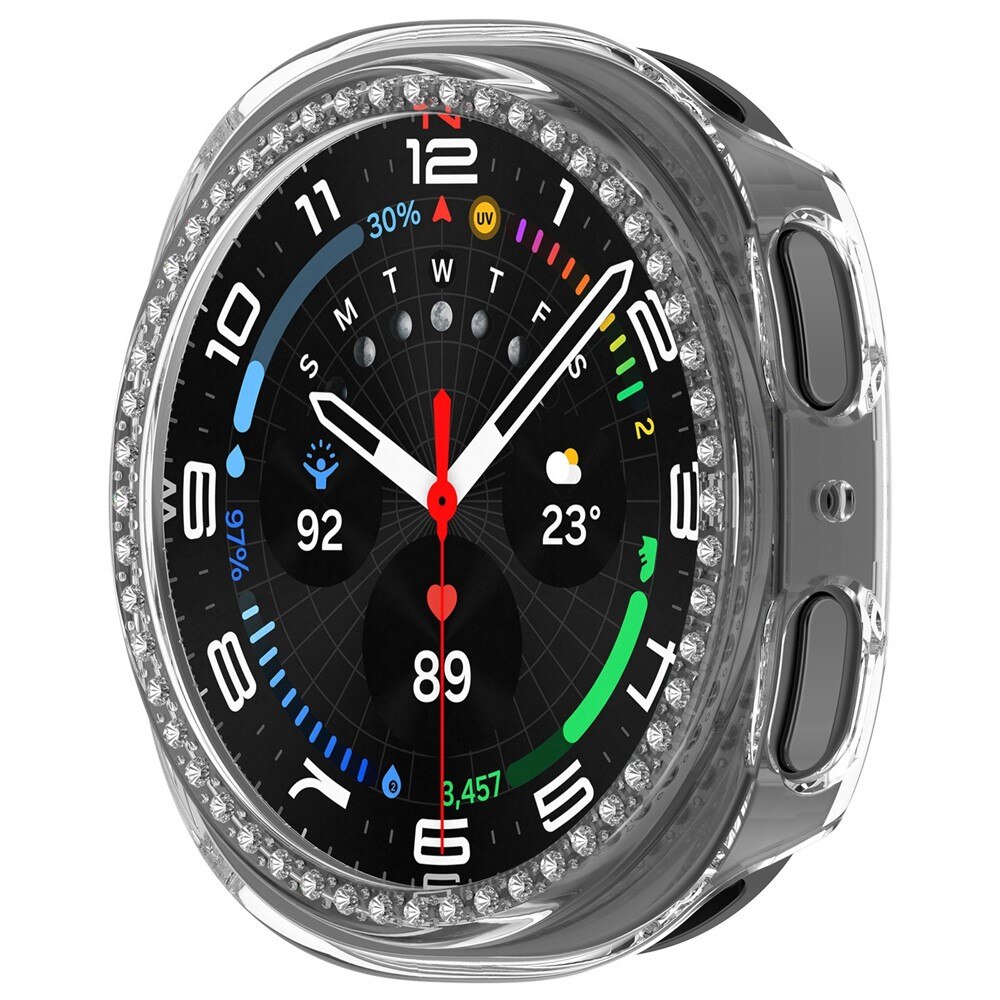 Funda Rhinestone Samsung Galaxy Watch 8 40mm Transparente