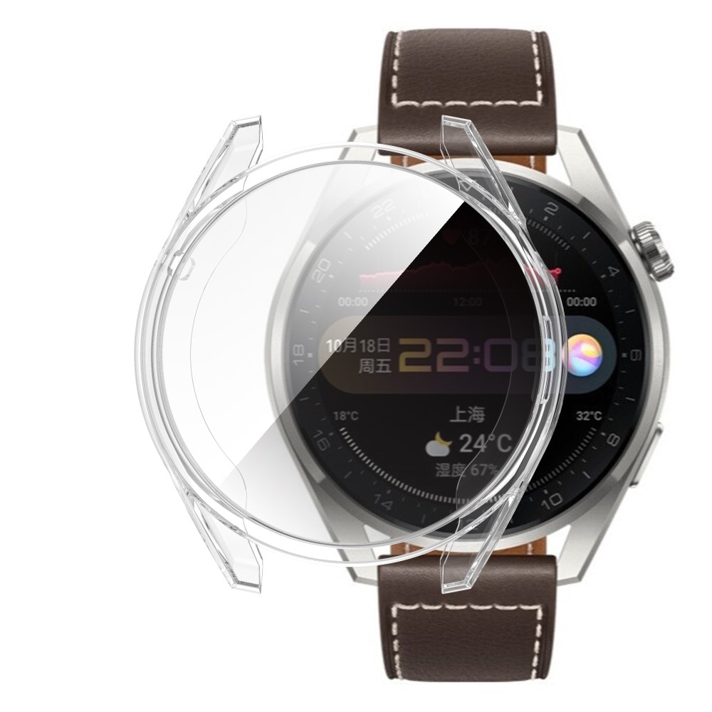 Funda de cubierta completa Huawei Watch 3 Pro Transparente
