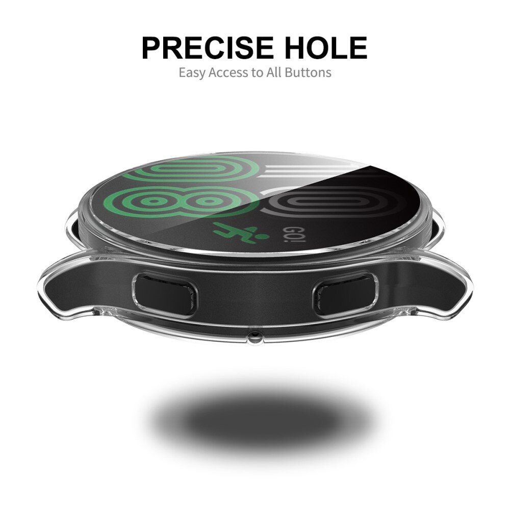 Funda de cubierta completa Samsung Galaxy Watch FE, transparente