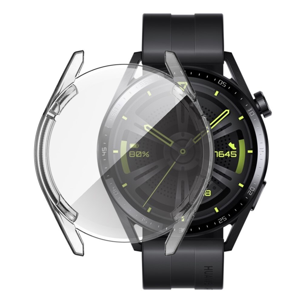 Funda de cubierta completa Huawei Watch GT 3 46mm Transparente