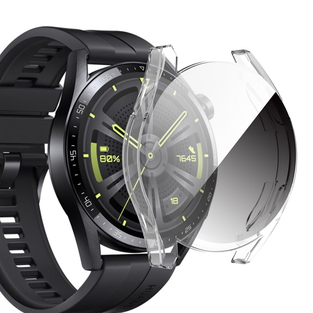 Funda de cubierta completa Huawei Watch GT 3 46mm Transparente