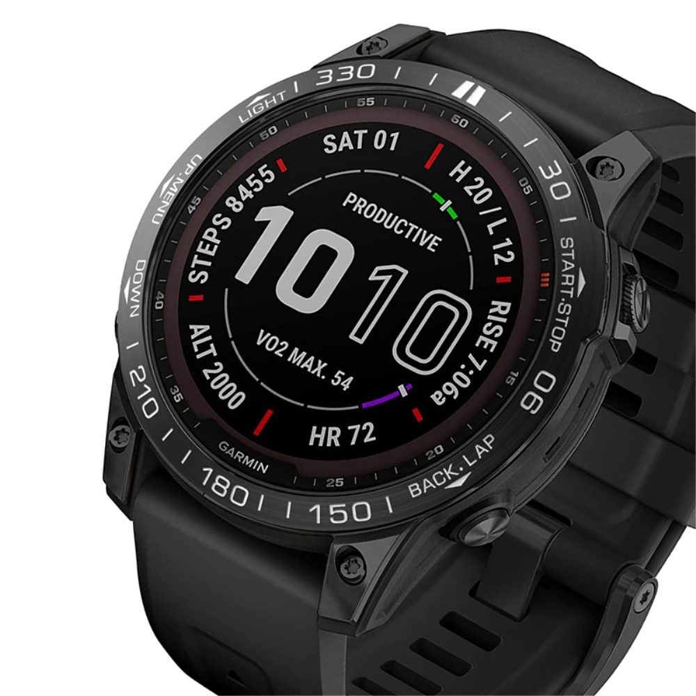 Estilo de Bisel Garmin Fenix 7 Pro negro