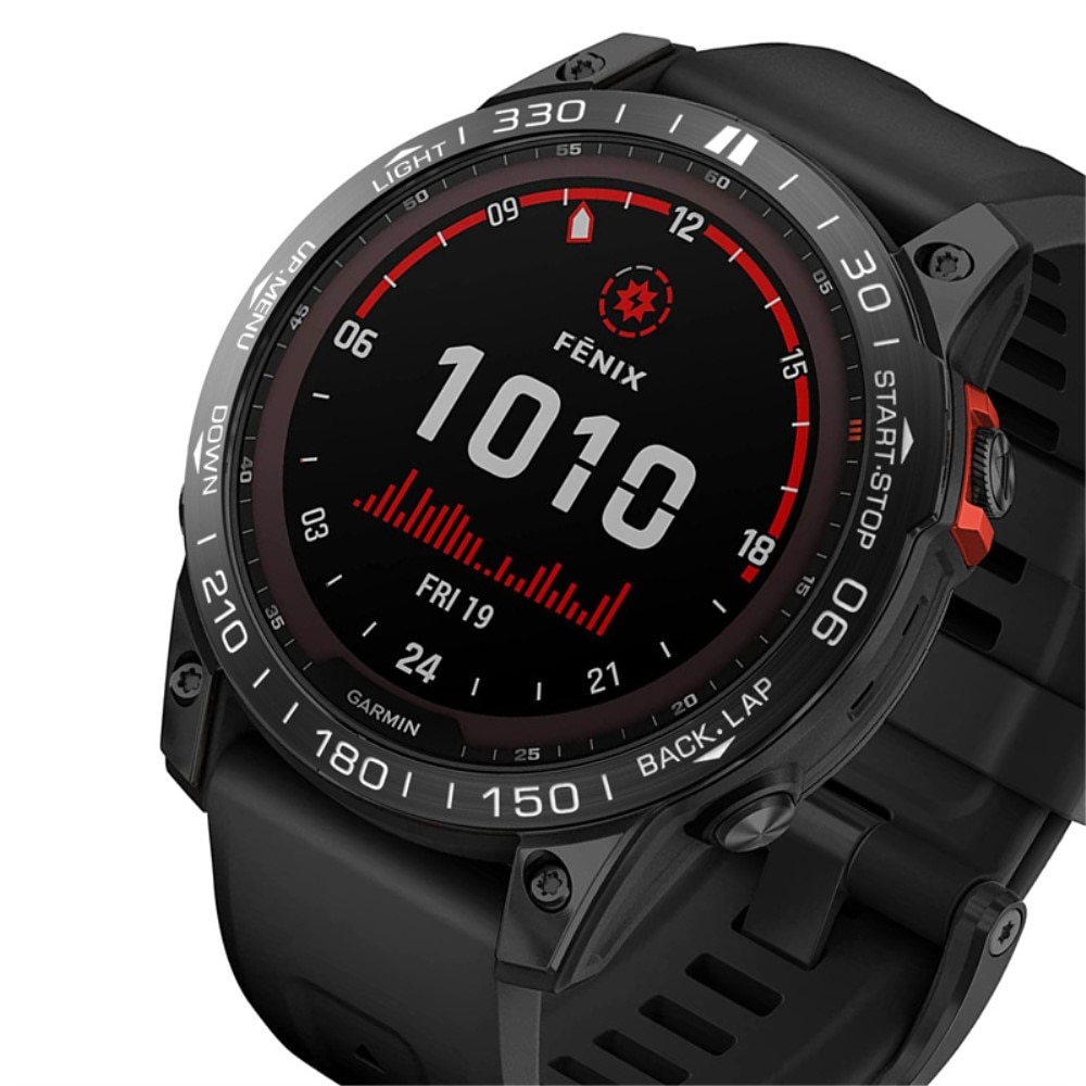 Estilo de Bisel Garmin Fenix 7X Pro negro