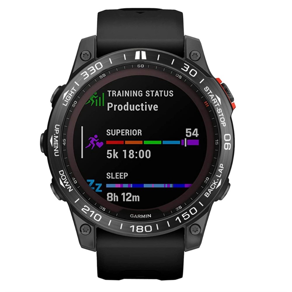 Estilo de Bisel Garmin Fenix 7X Negro