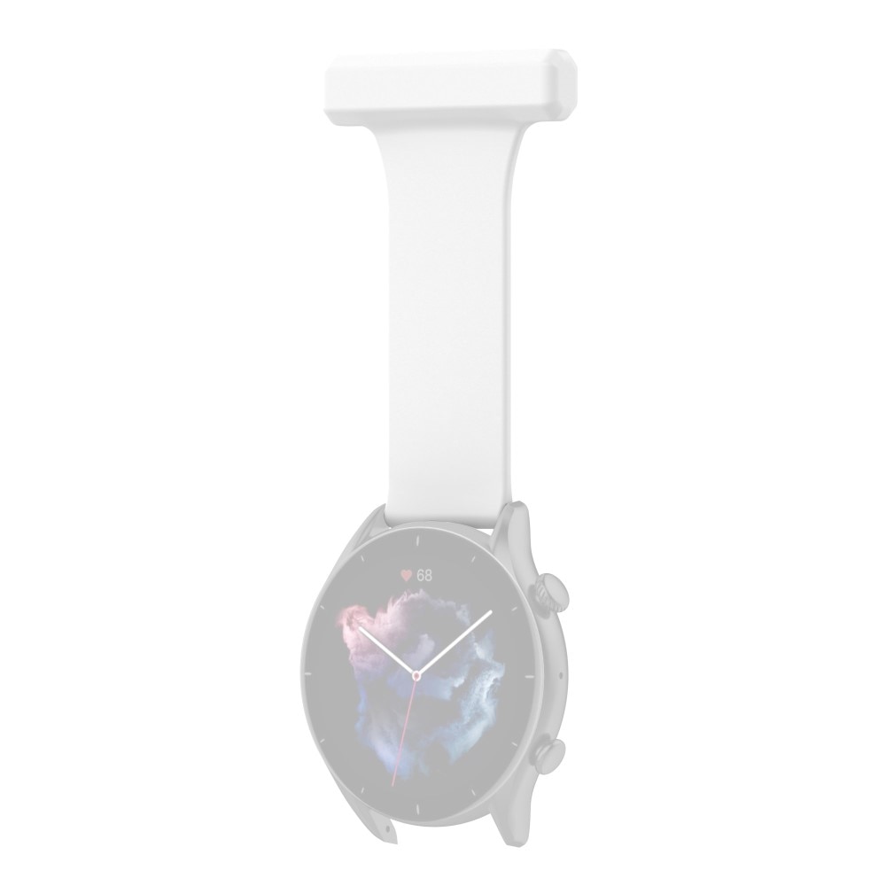 Reloj de bolsillo de silicona Samsung Galaxy Watch 46mm/45 mm Blanco