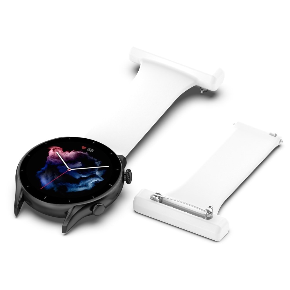 Reloj de bolsillo de silicona Samsung Galaxy Watch 46mm/45 mm Blanco