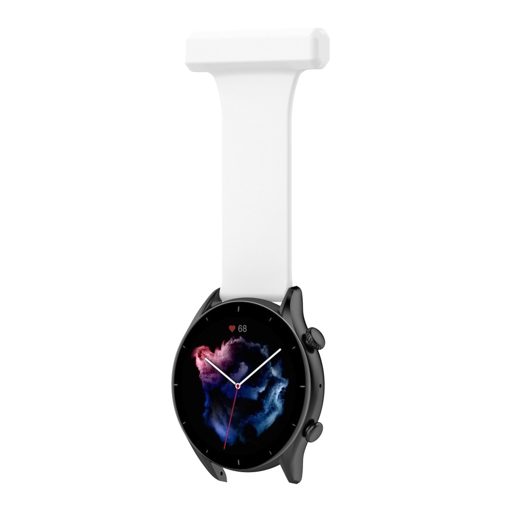 Reloj de bolsillo de silicona Samsung Galaxy Watch 46mm/45 mm Blanco