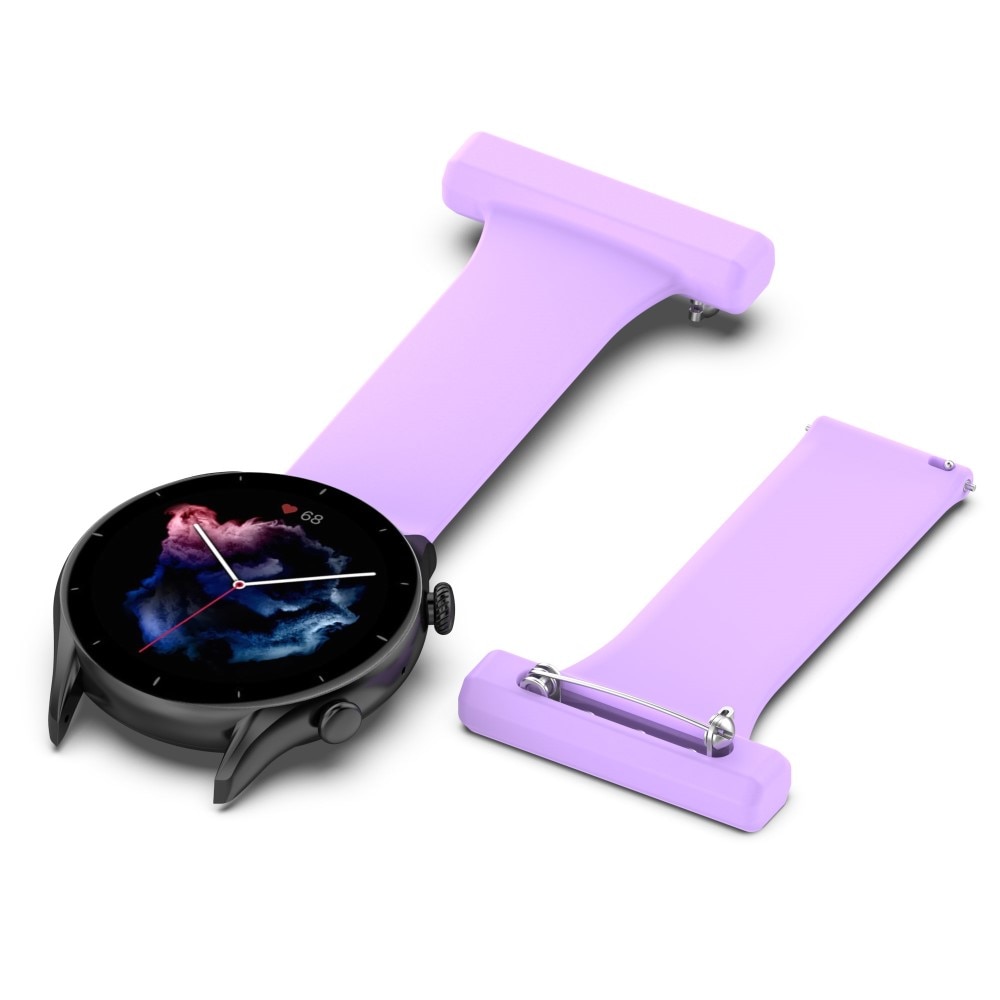 Reloj de bolsillo de silicona Samsung Galaxy Watch 46mm/45 mm Violeta