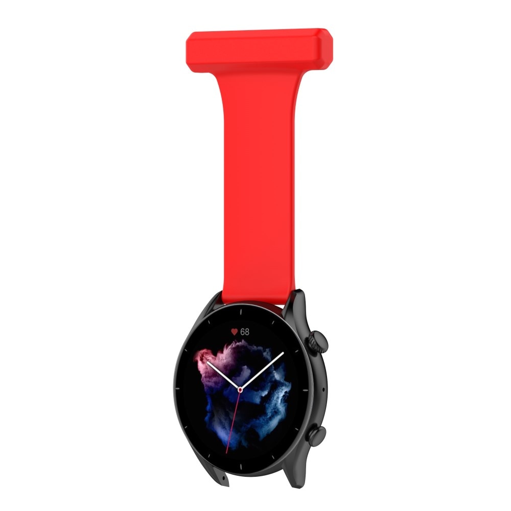 Reloj de bolsillo de silicona Samsung Galaxy Watch 46mm/45 mm Rojo