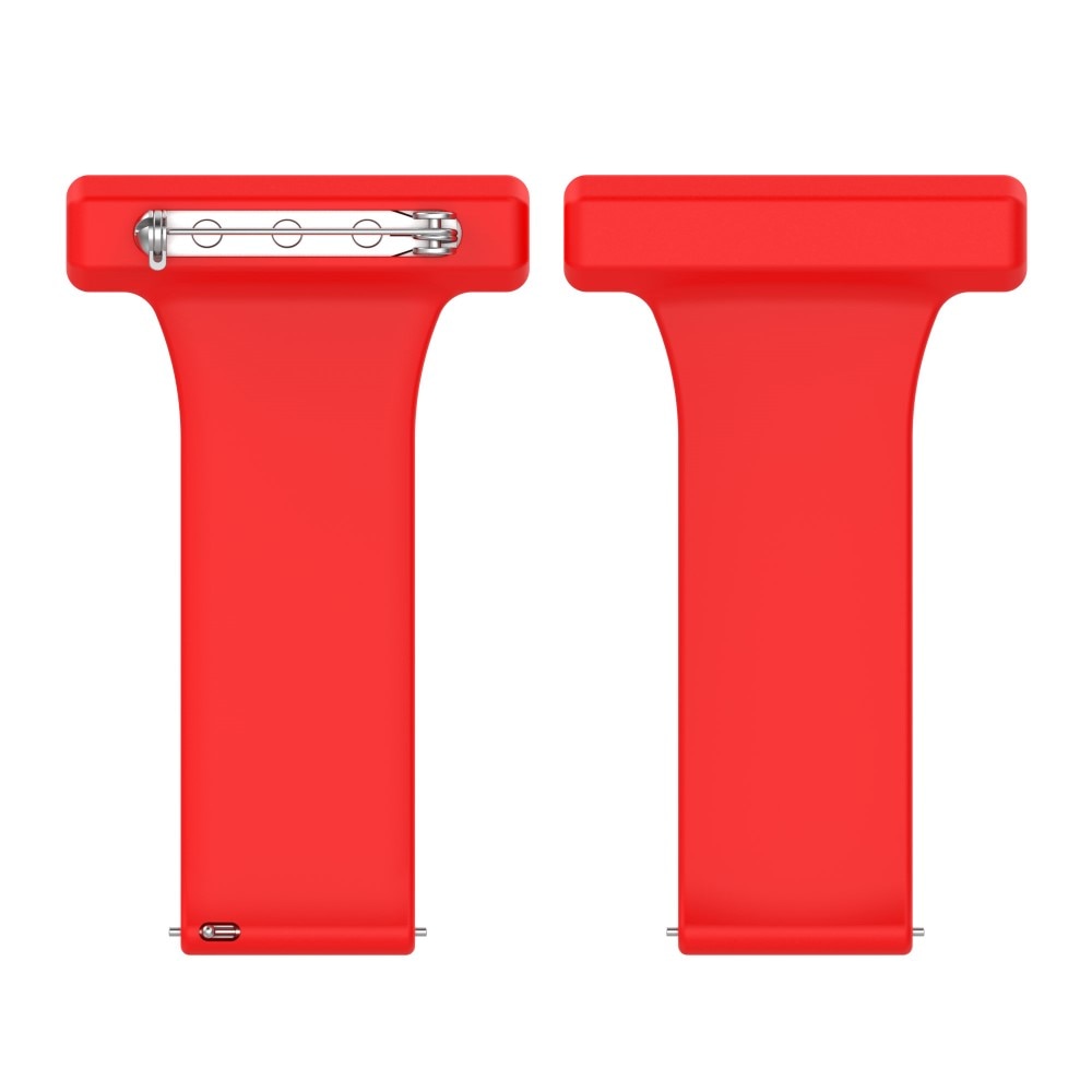 Reloj de bolsillo de silicona Samsung Galaxy Watch 46mm/45 mm Rojo