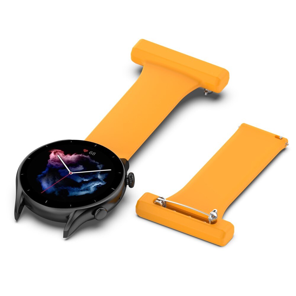 Reloj de bolsillo de silicona Samsung Galaxy Watch 46mm/45 mm Amarillo