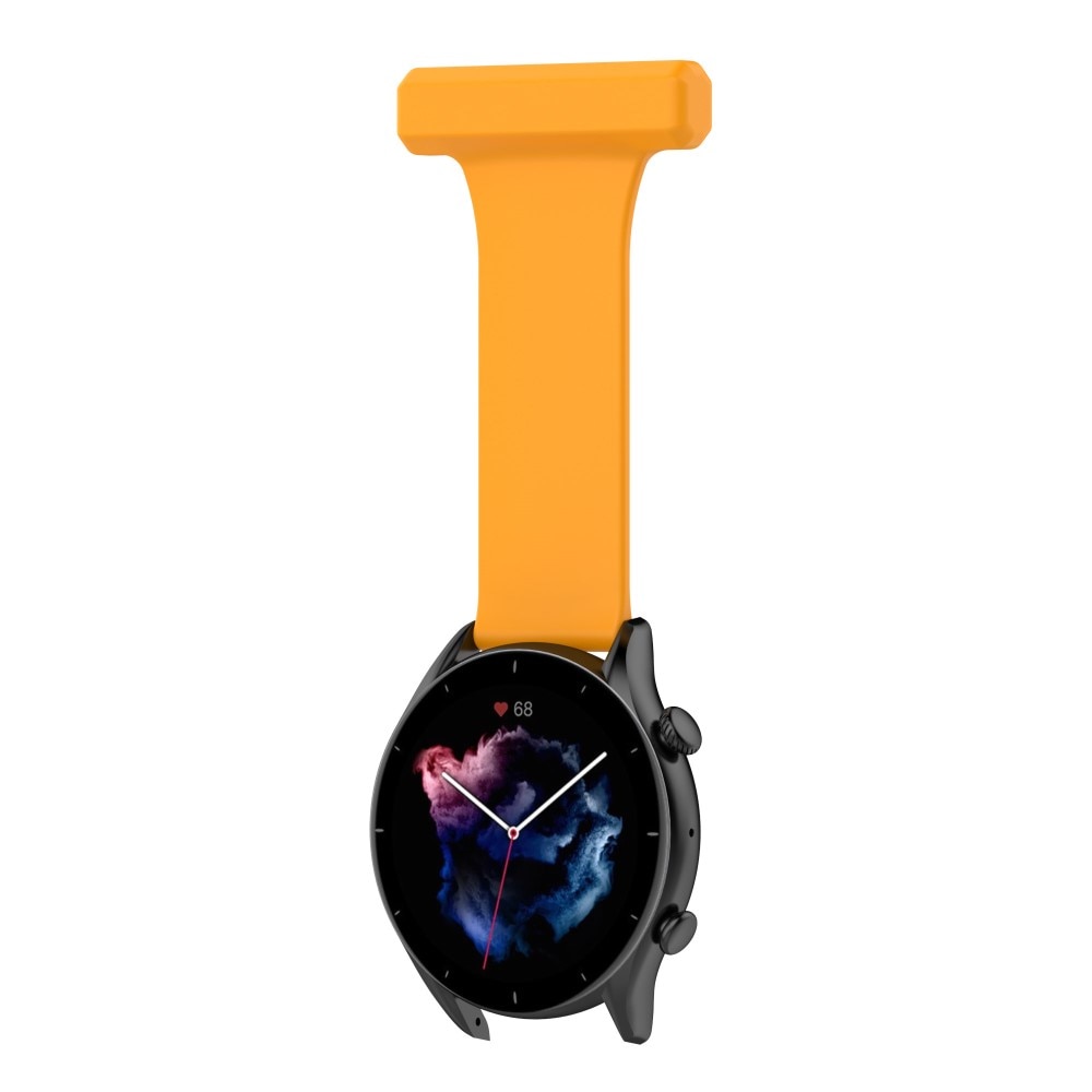 Reloj de bolsillo de silicona Samsung Galaxy Watch 46mm/45 mm Amarillo