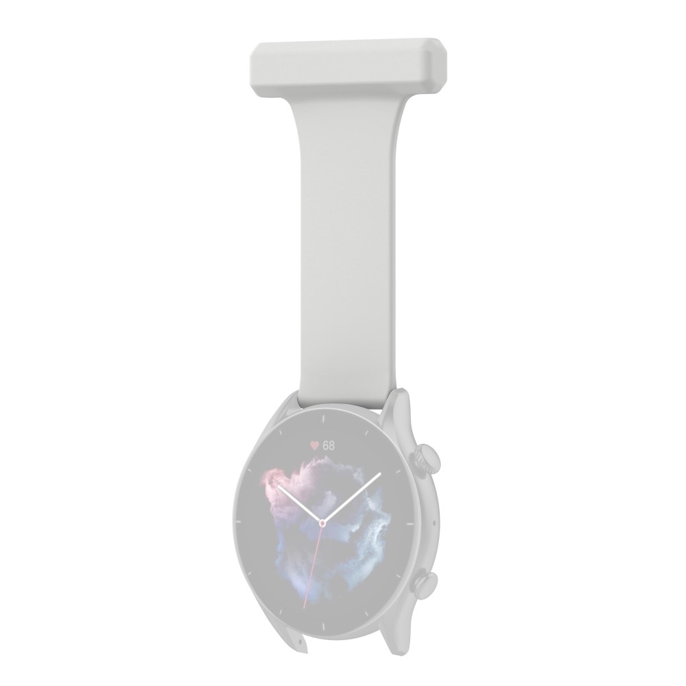 Reloj de bolsillo de silicona Universal 22mm gris