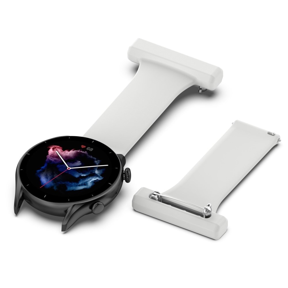 Reloj de bolsillo de silicona Samsung Galaxy Watch 46mm/45 mm Gris