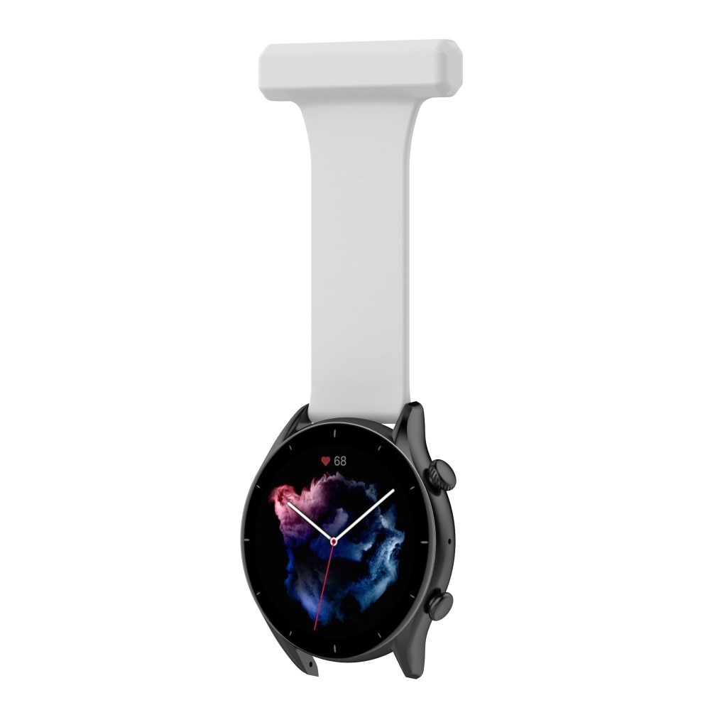 Reloj de bolsillo de silicona Samsung Galaxy Watch 46mm/45 mm Gris