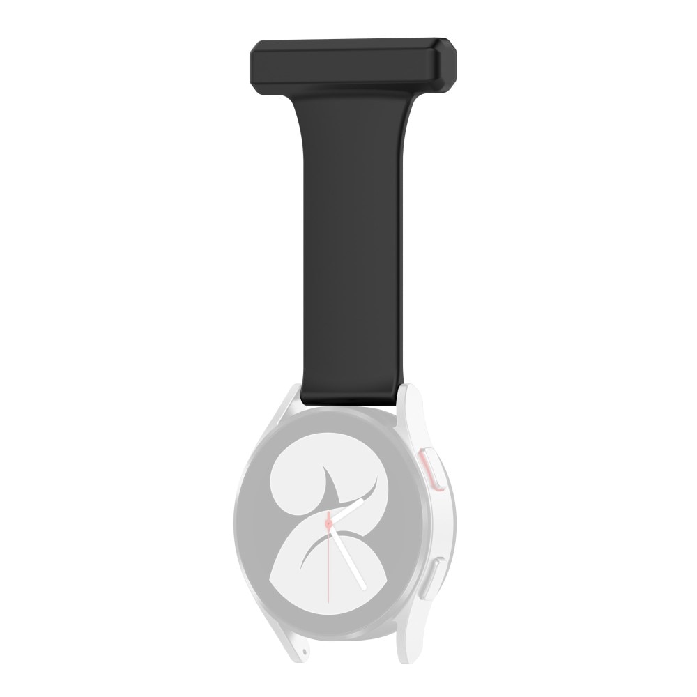 Reloj de bolsillo de silicona Universal 20mm negro