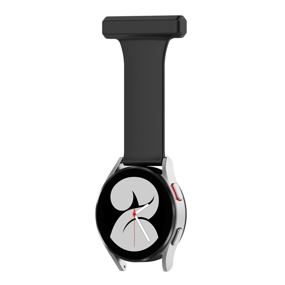 Reloj de bolsillo de silicona Samsung Galaxy Watch 4 40/42/44/46 mm Negro