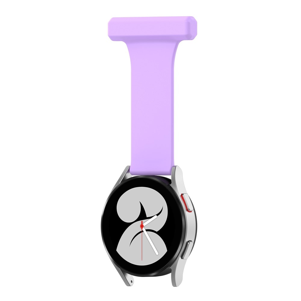 Reloj de bolsillo de silicona Samsung Galaxy Watch 4 40/42/44/46 mm Violeta