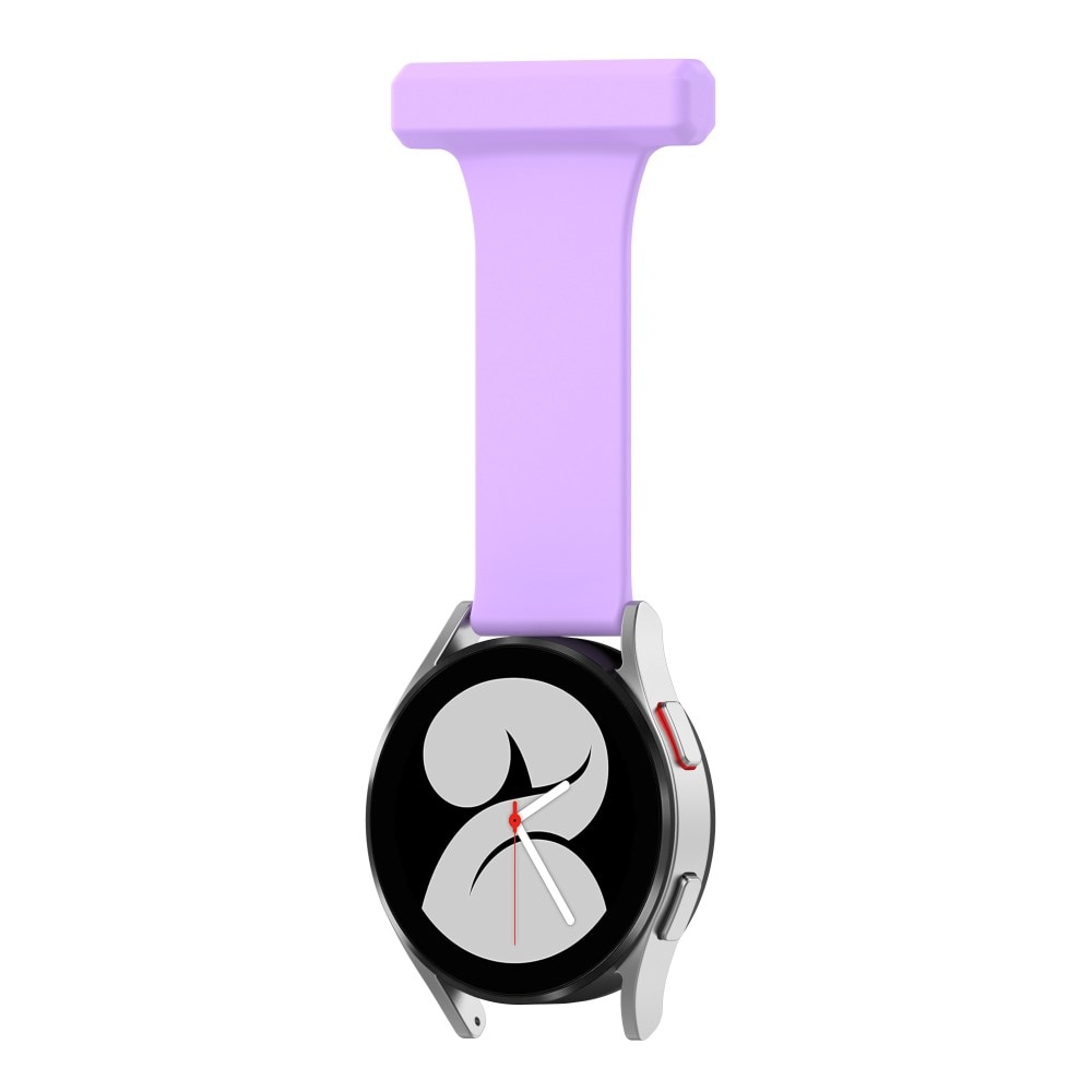 Reloj de bolsillo de silicona Universal 20mm violeta