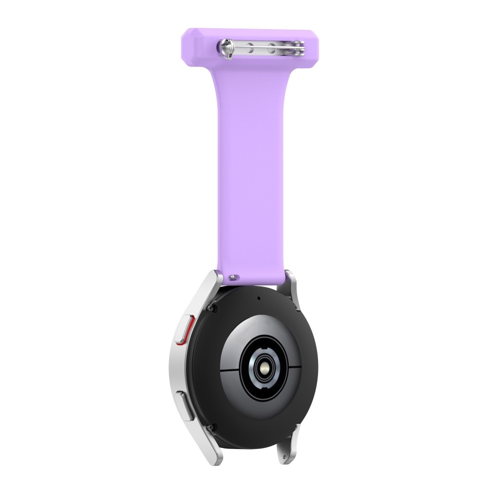 Reloj de bolsillo de silicona Samsung Galaxy Watch 6 44mm violeta