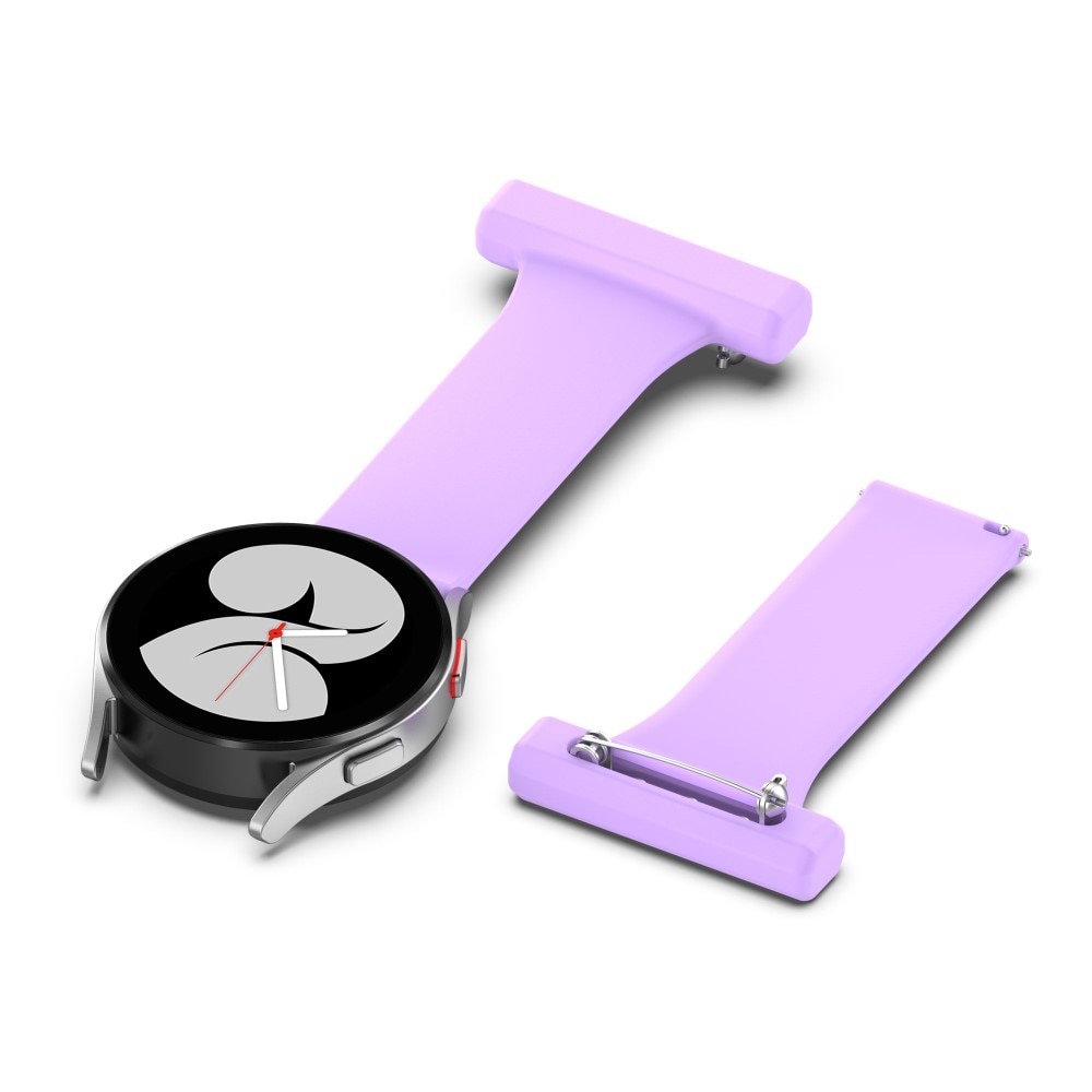 Reloj de bolsillo de silicona Universal 20mm violeta