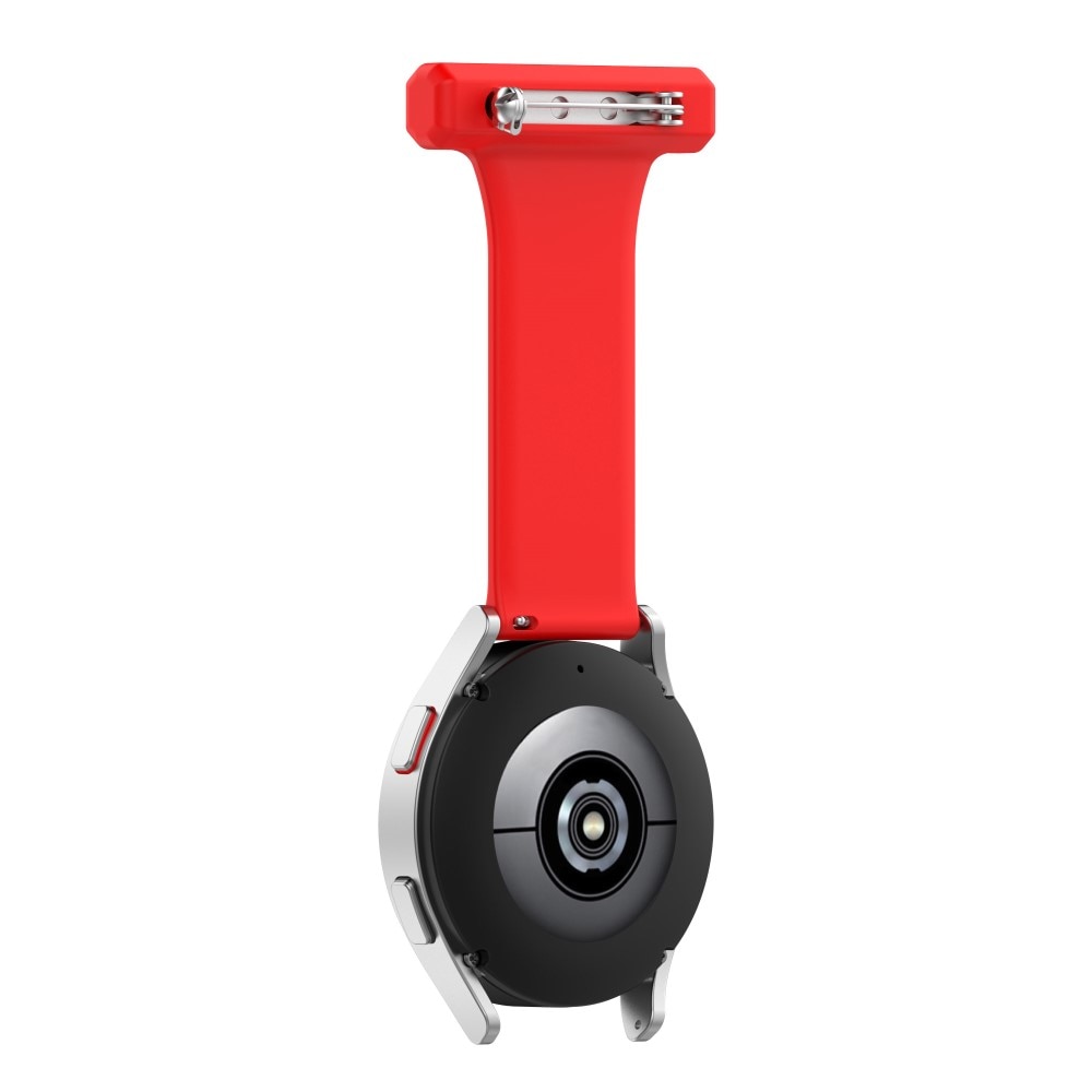 Reloj de bolsillo de silicona Samsung Galaxy Watch 4 40mm Rojo