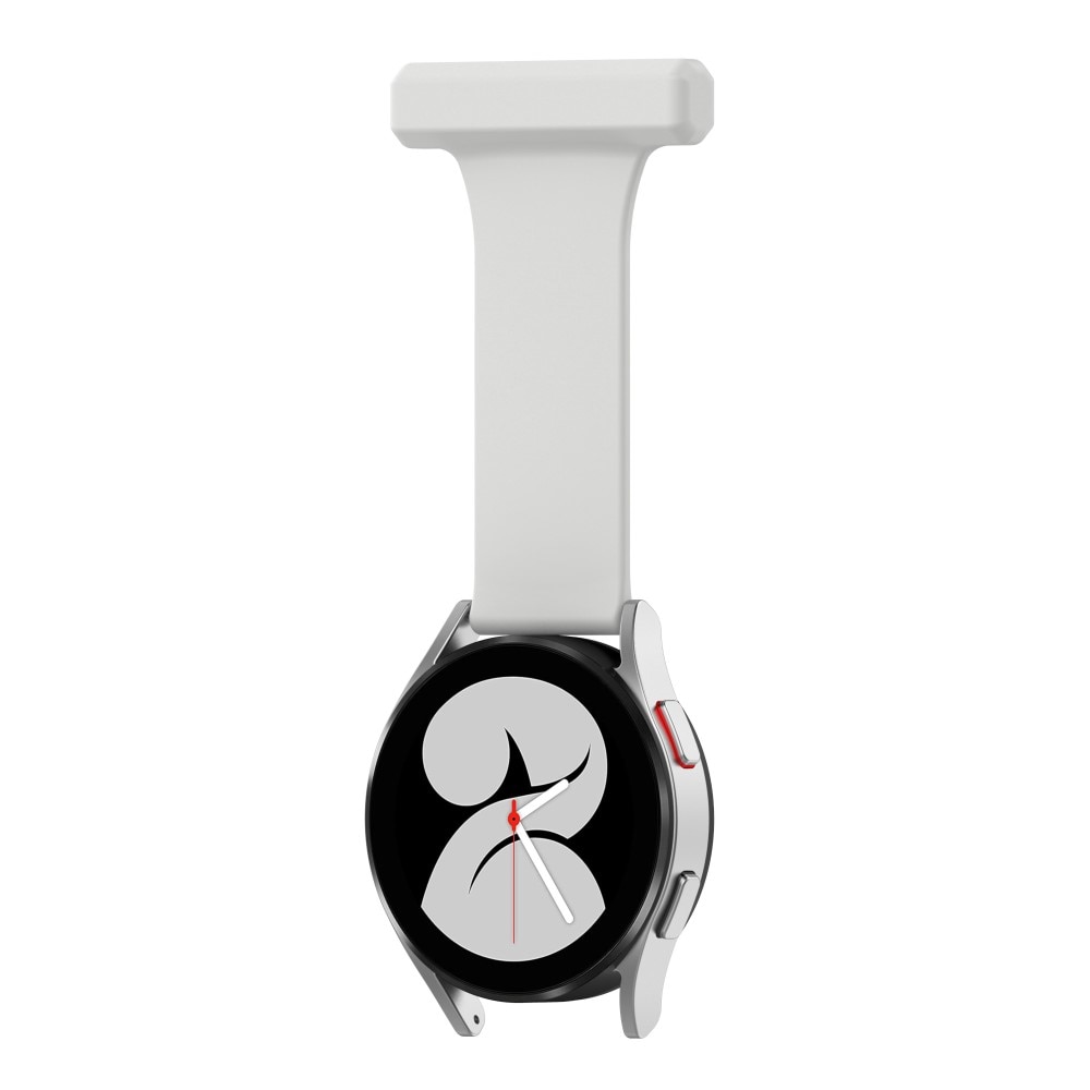 Reloj de bolsillo de silicona Samsung Galaxy Watch 4 40/42/44/46 mm Gris