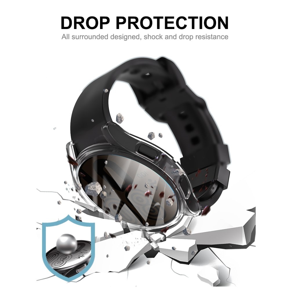 Funda de cubierta completa Samsung Galaxy Watch 5 44mm Transparente