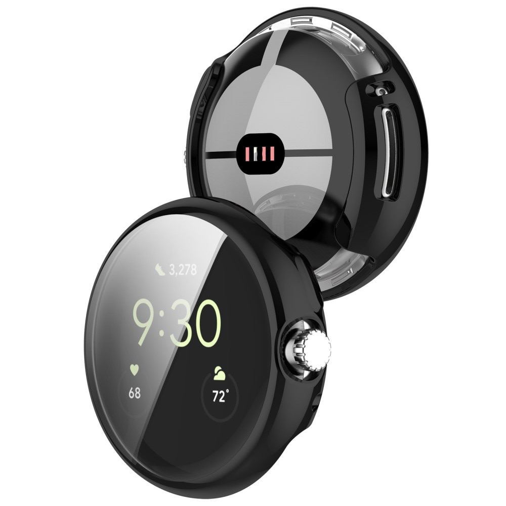 Funda Full Protection Google Pixel Watch 3 45mm negro