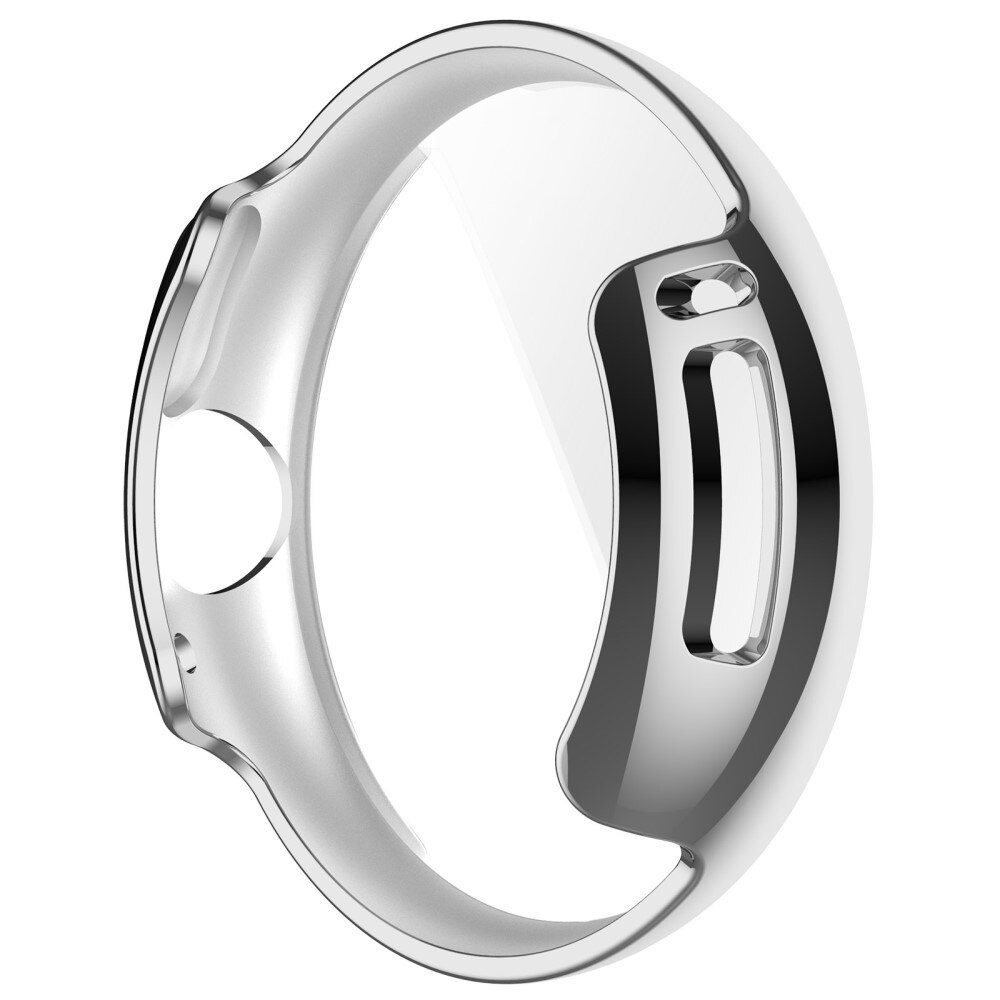 Funda Full Protection Google Pixel Watch 3 41mm plata