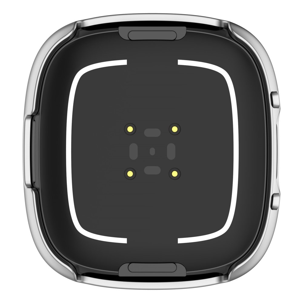 Full Cover Case Fitbit Versa 4 Plata