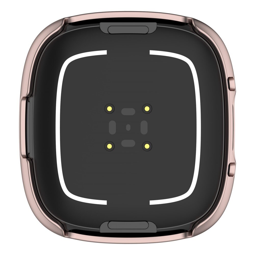 Full Cover Case Fitbit Versa 4 Oro rosa