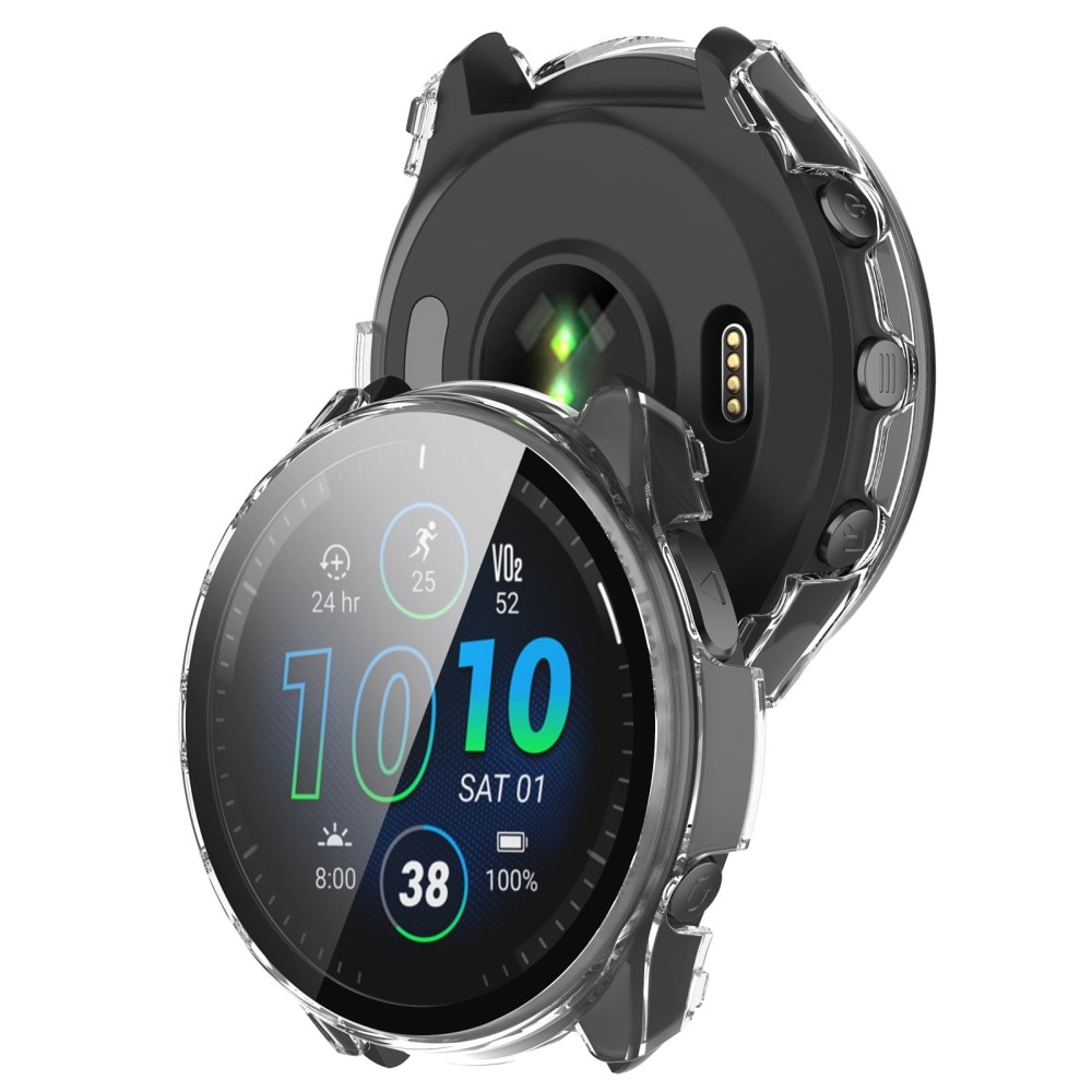 Full Cover Case Garmin Forerunner 965 Transparente