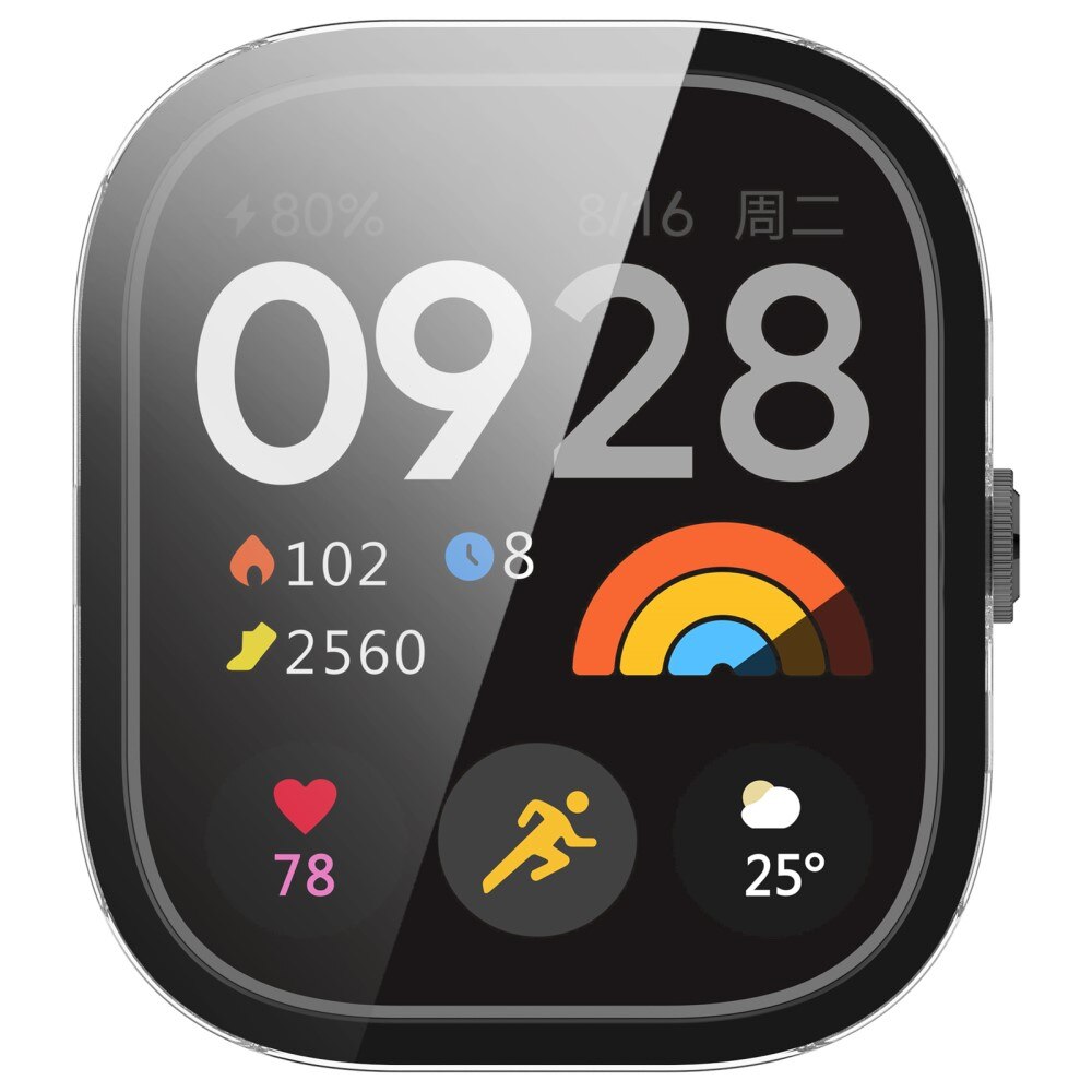 Full Cover Case Xiaomi Redmi Watch 4 Transparente