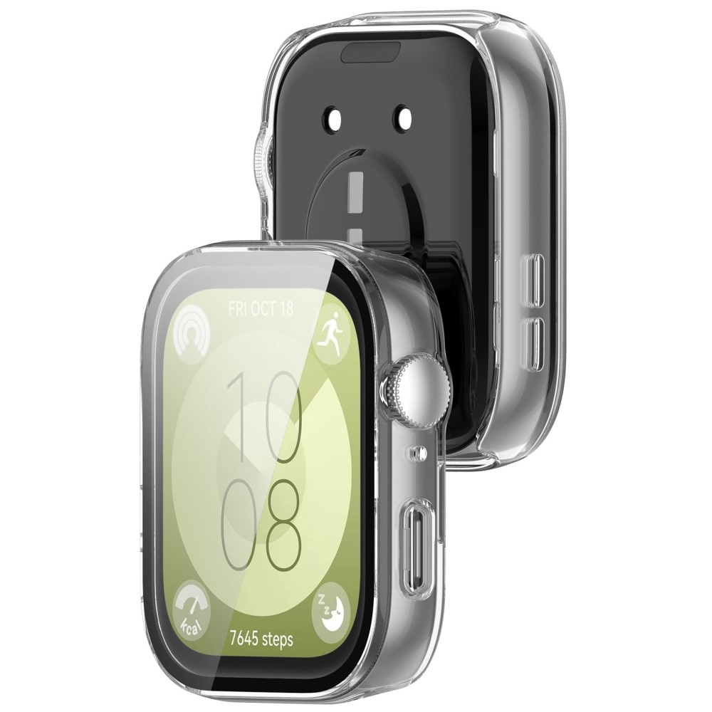 Full Cover Case Huawei Watch Fit 3 Transparente